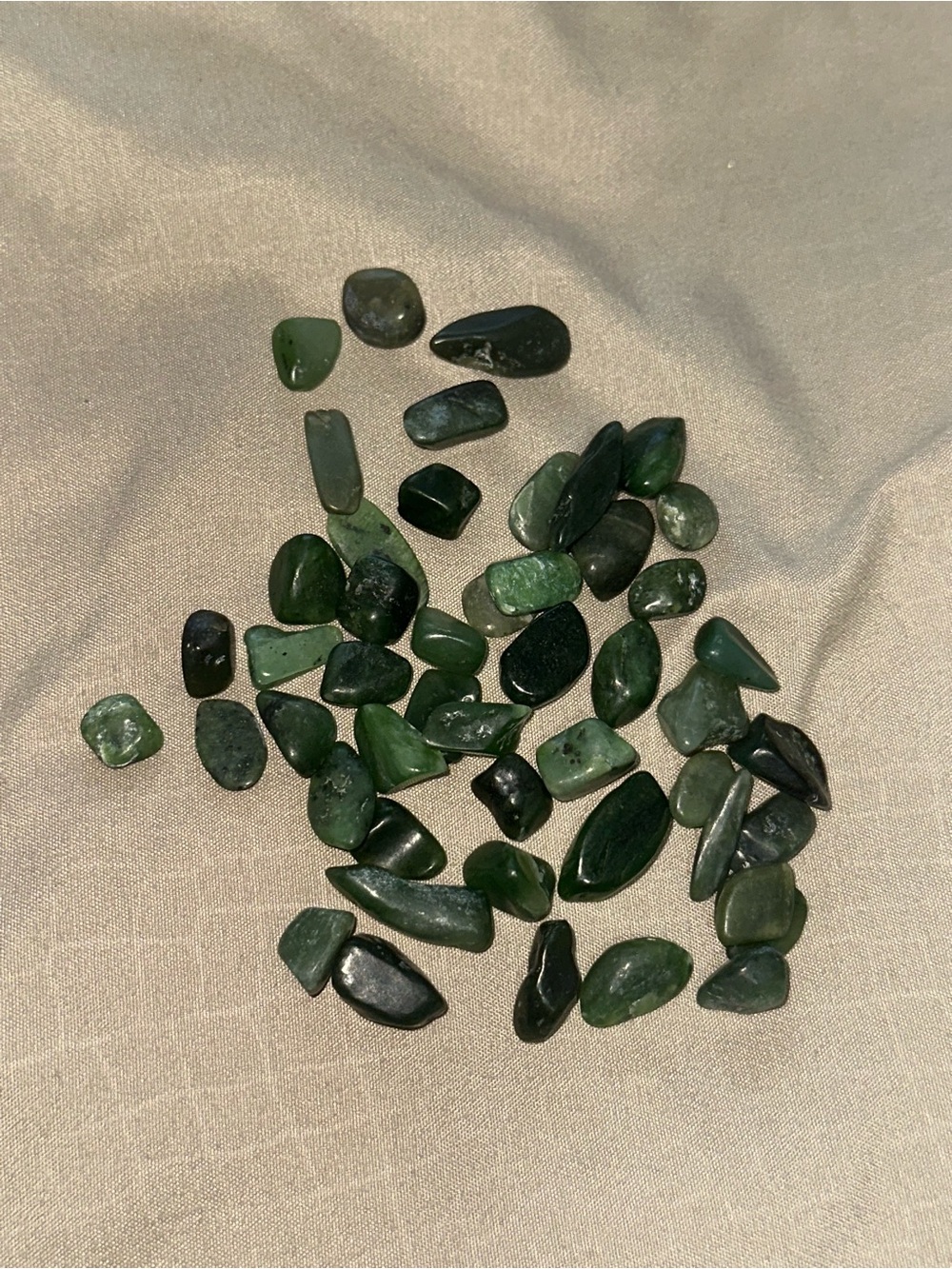 3.5oz Green Jasper Natural Stones - Home Accents